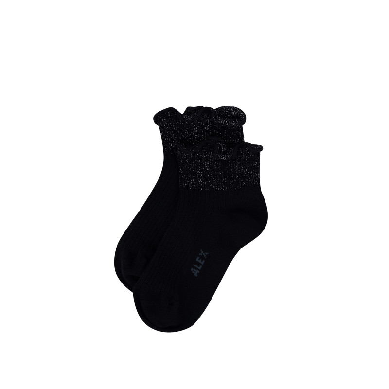 Աղջկա մանկական գուլպա փայլփլուն երիզով